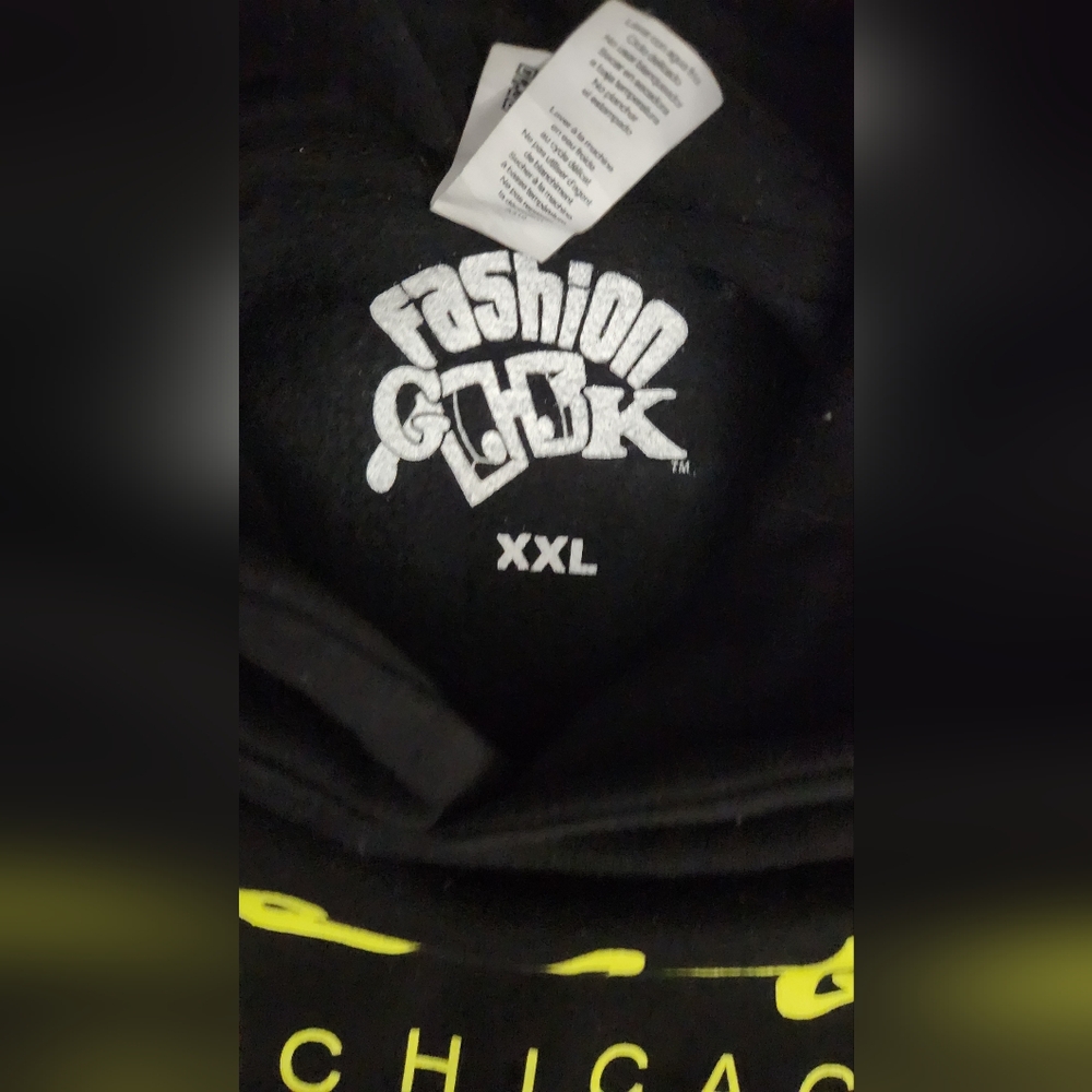 Fashion Geek Chicago Black Hoodie - Picture 2 of 3